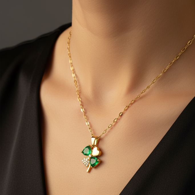 Collier Trèfle à Quatre Feuilles