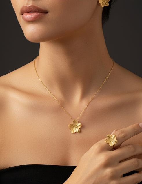 Parure Fleur Épanouie