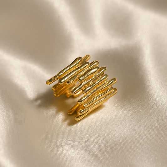 Bague Alma Martelée