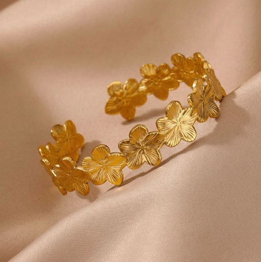 Bracelet floral élégant