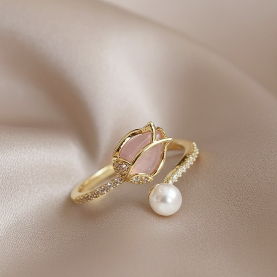Bague Fleur Tulipe