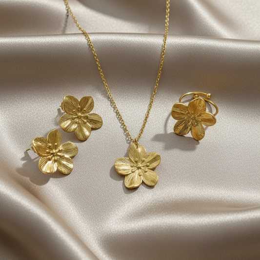 Parure Fleur Épanouie