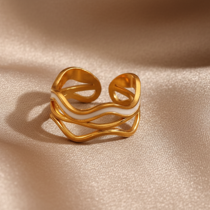 Bague Vague Élégante