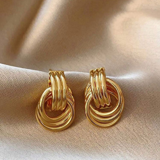 Boucles d’Oreilles Pendantes Nouées