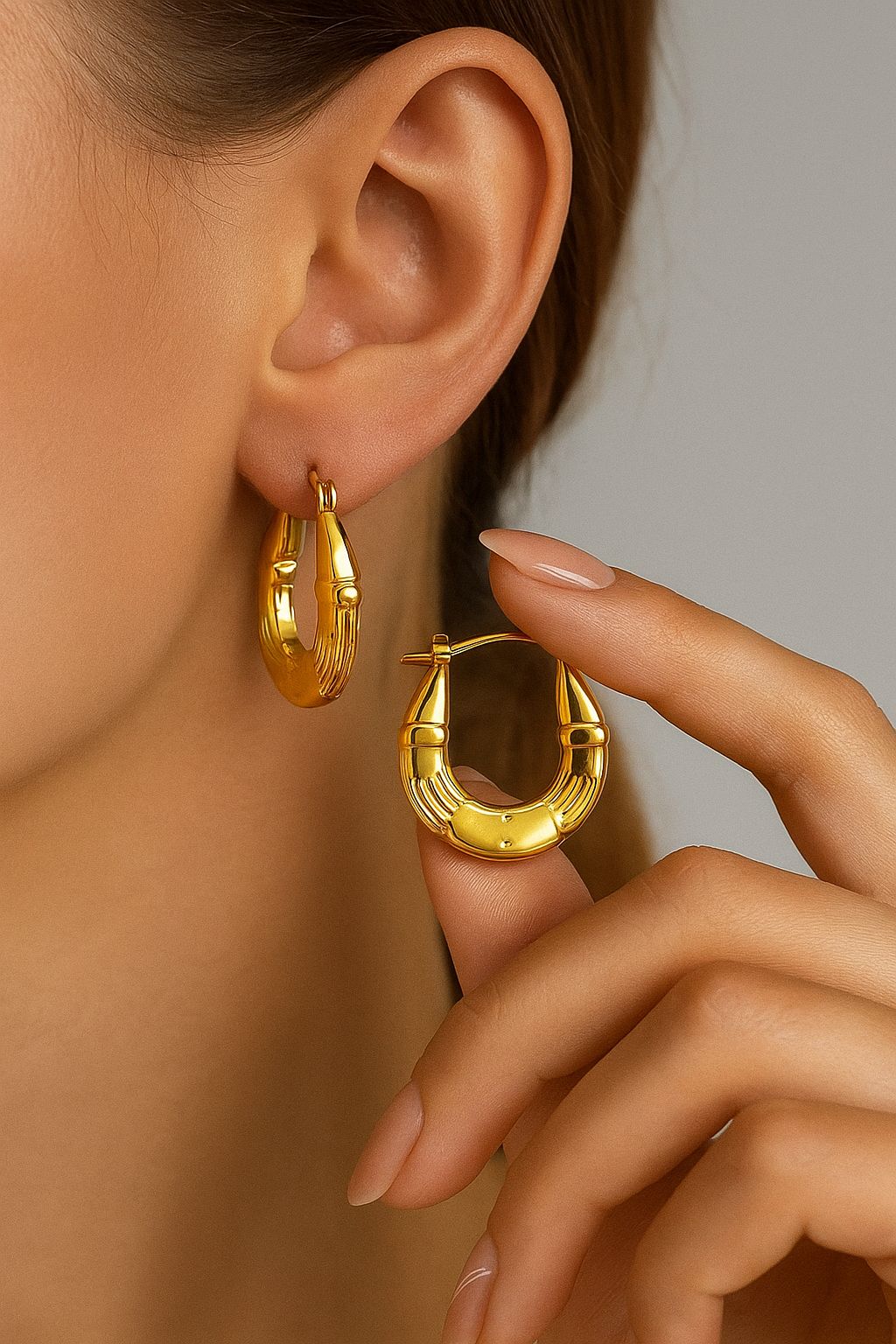 Boucles d’Oreilles Créoles Éclat