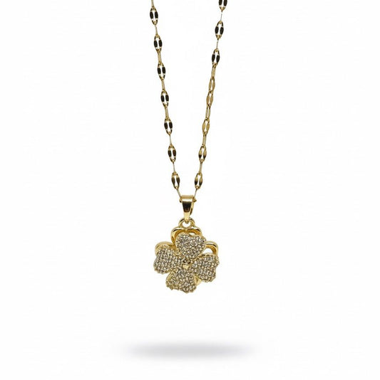 Collier Trèfle Doré